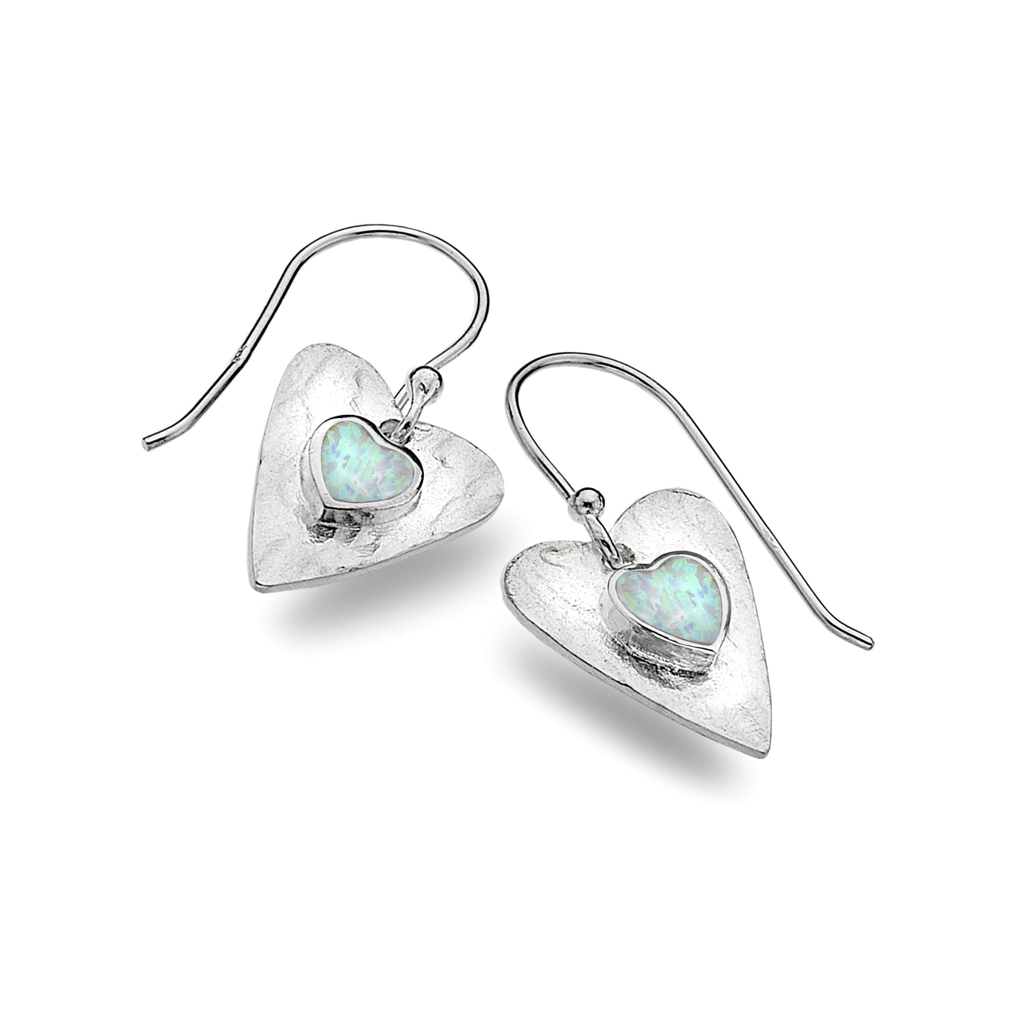 Forever Opalite Heart Earrings